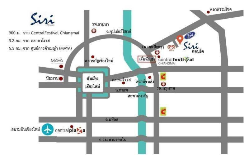 Siri Hotel Chiang Mai Exteriör bild